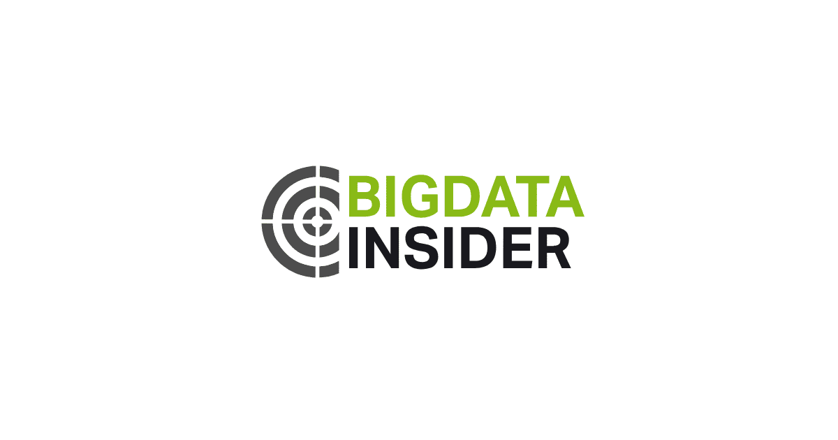 Ein Logo mit den Worten "BIGDATA INSIDER"; das Wort "BIGDATA" ist grün und das Wort "INSIDER" schwarz. Links davon symbolisiert ein kreisförmiges Motiv mit konzentrischen Linien und einem Punkt in der Mitte ein Ziel oder einen Fokus. Der Hintergrund ist weiß.